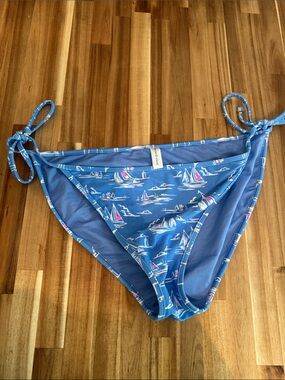 Vineyard vines Blue Sailboat Tie-Side Bikini Bottoms